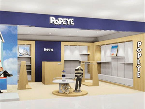 大力水手童装店铺展示