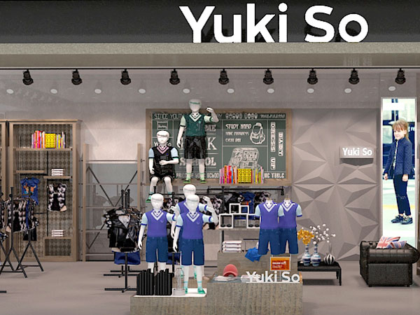 YukiSo童装店铺展示