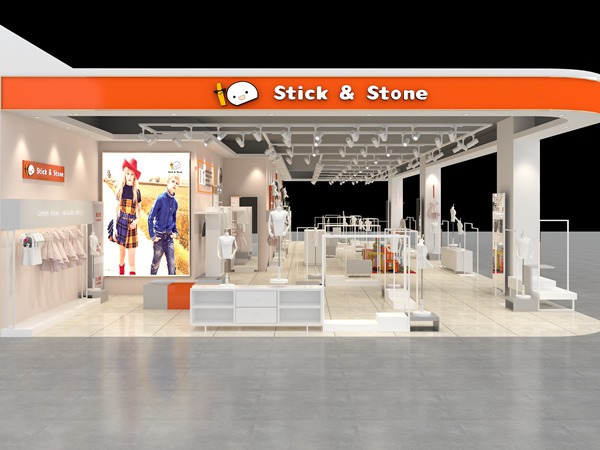 Stick&stone( 偲童)童装店铺展示
