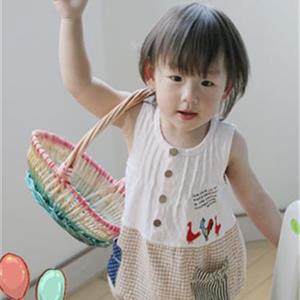 13韩版新款原单Kidsmac夏款女童装裙摆吊带可爱吊带衫